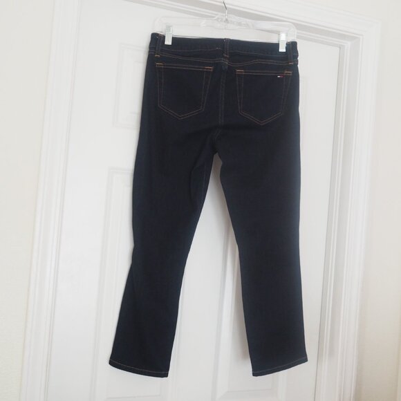 Tommy Hilfiger Women's Dark Blue Crop Skinny Jeans Size 4 - Picture 5 of 10
